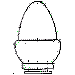 terminal con ovoide