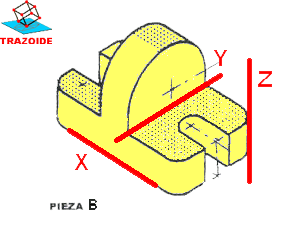 dirección para tomar medidas en una perspectiva