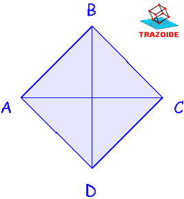 cuadrado conocida su diagonal